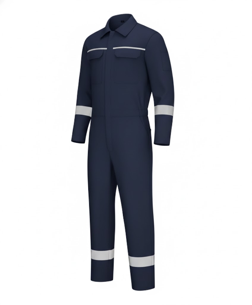 Overol Industrial Con Cintas Reflejantes Unisex (Dickies Peto) - Overol con Cintas Reflejantes